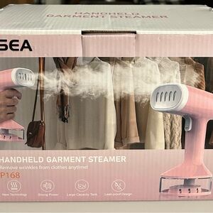 Pink Handheld Garment Steamer